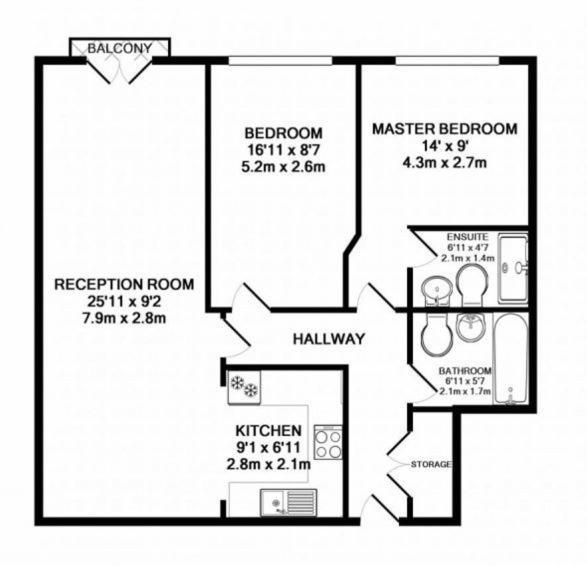 Апартаменты Elegant, Spacious 2bed In Crystal Palace,